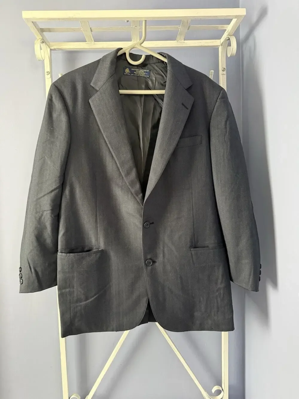 Brooks Brothers Men's 100% Wool Blazer Two Button Size 38R Sport Coat